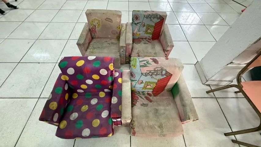 KIT 4 POLTRONA INFANTIL - USADAS - Foto 2