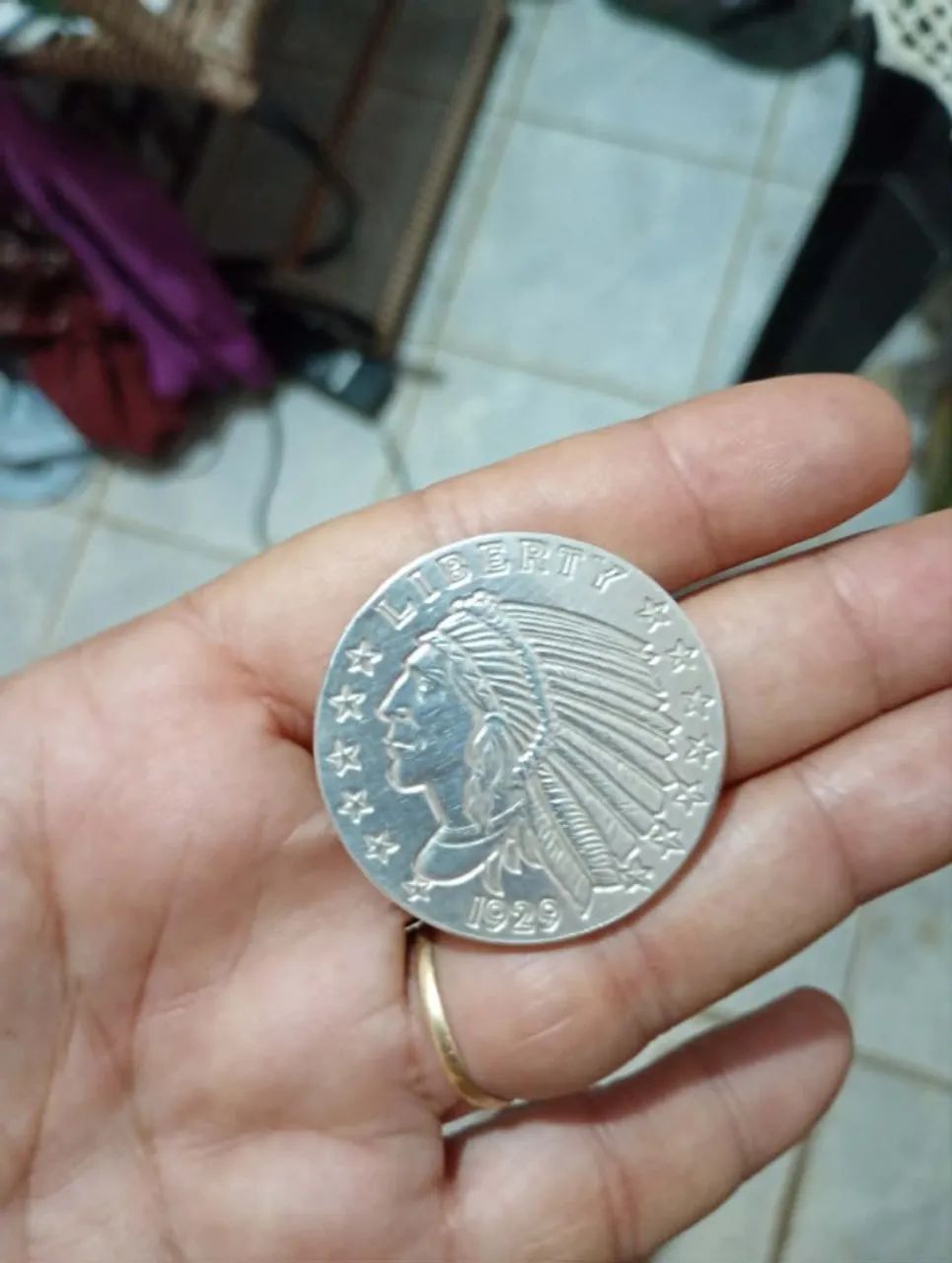 Moeda Dobrão de Prata (999) com 32g - Foto 5