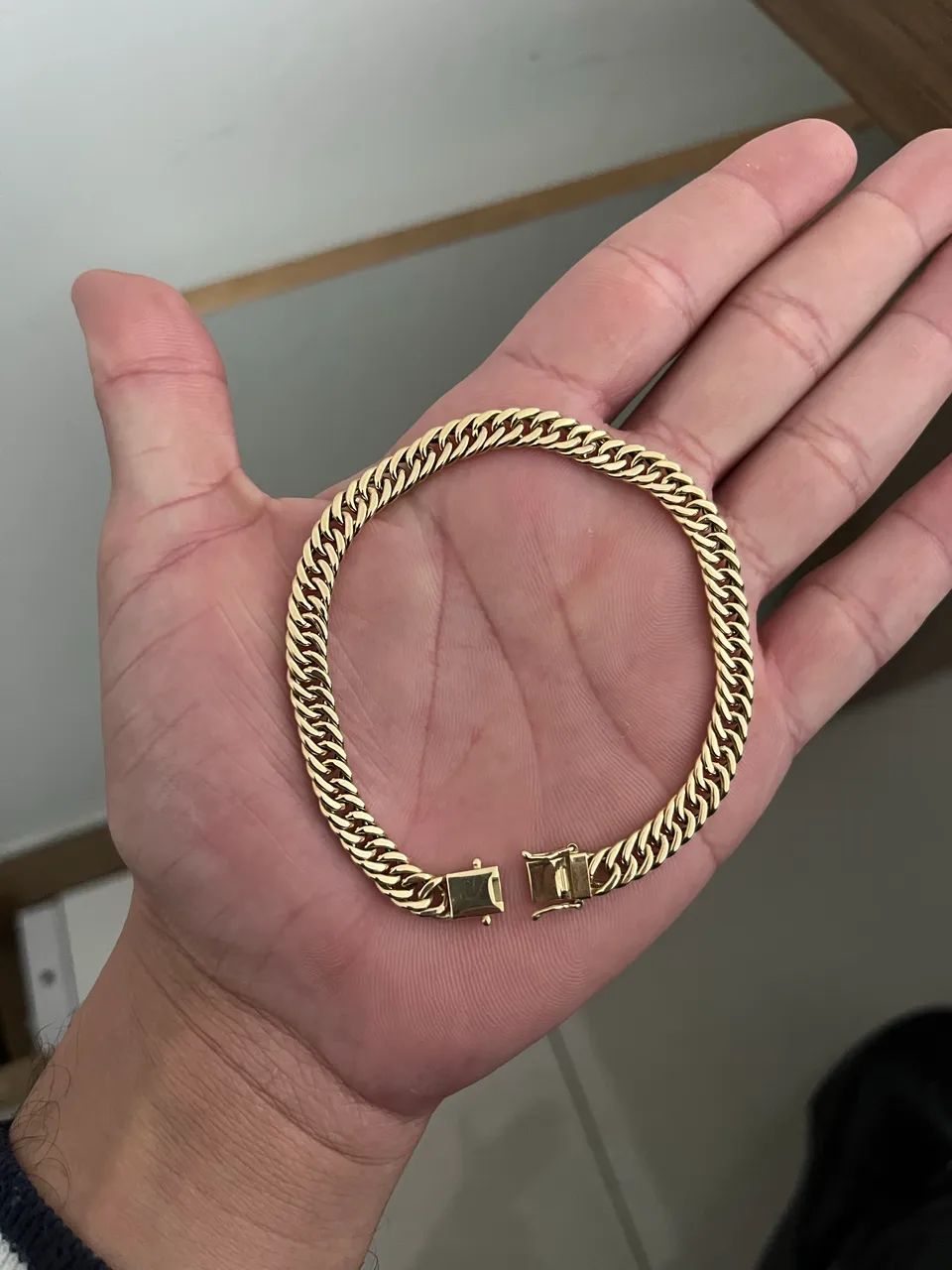 Pulseira de Ouro 18k Nova 