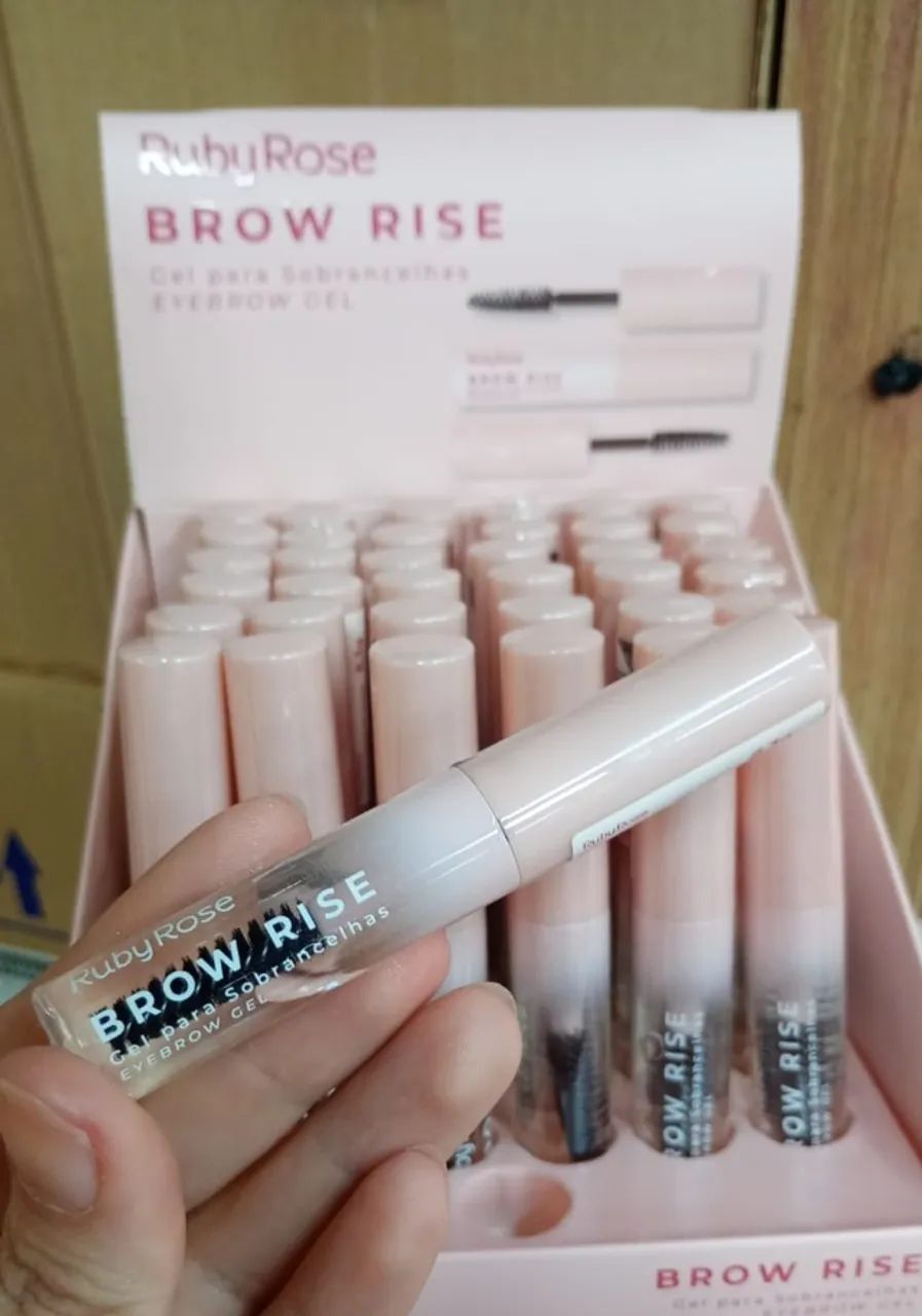 Gel de sobrancelha Brown Rise Ruby Rose linha rosa 1 unidade