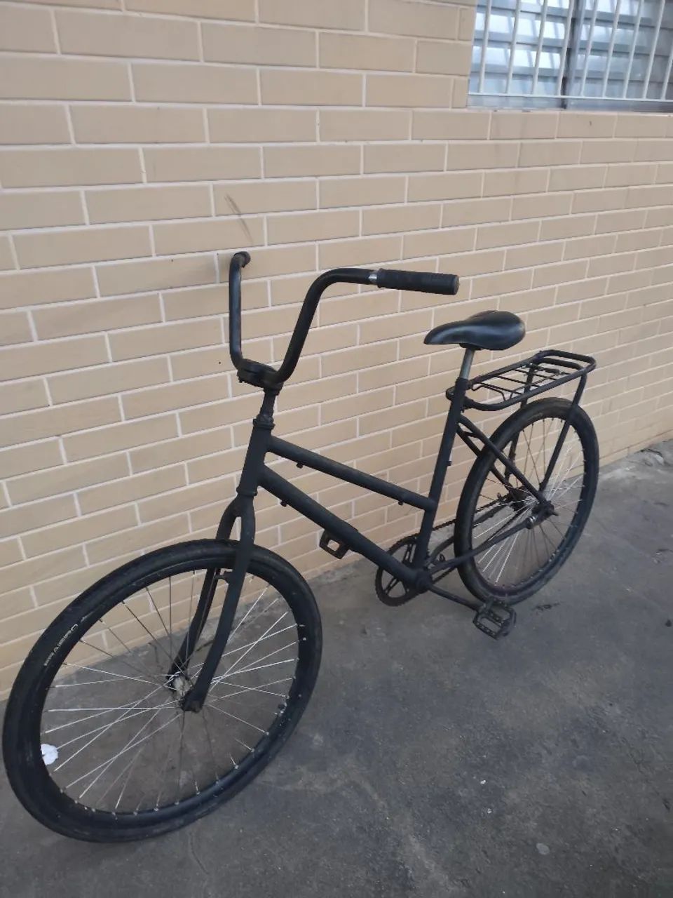 Bicicleta modelo Poti preta (BREK DE PÉ)