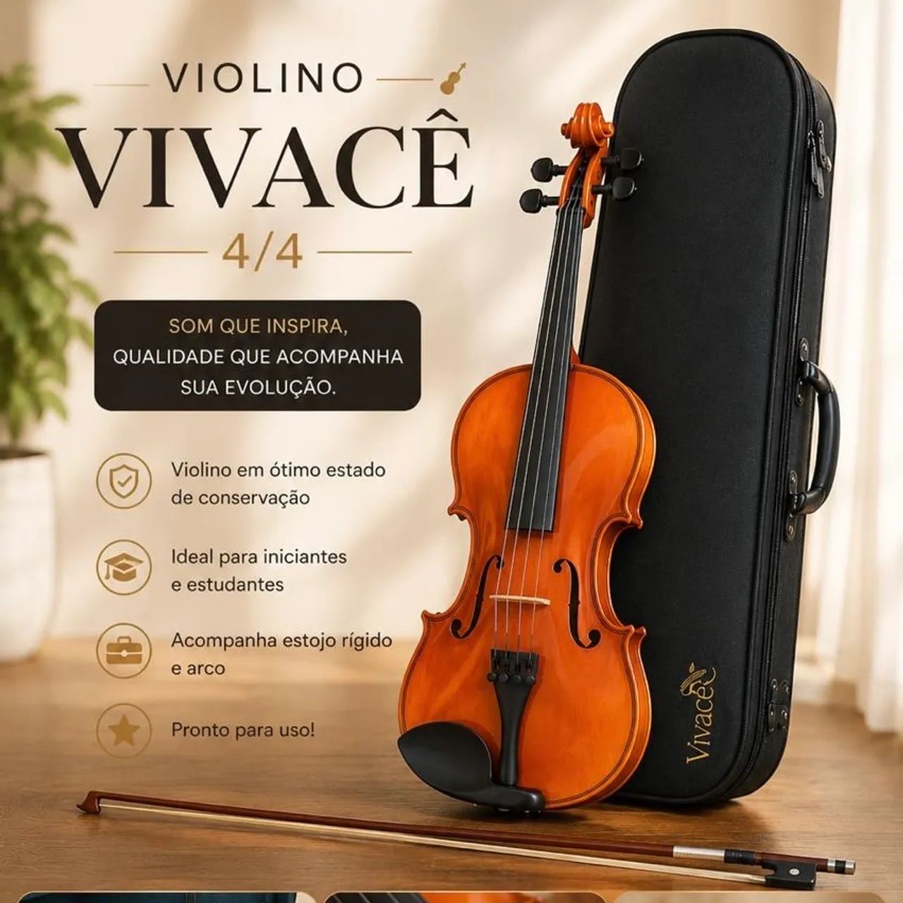Violino Vivacê 4/4.