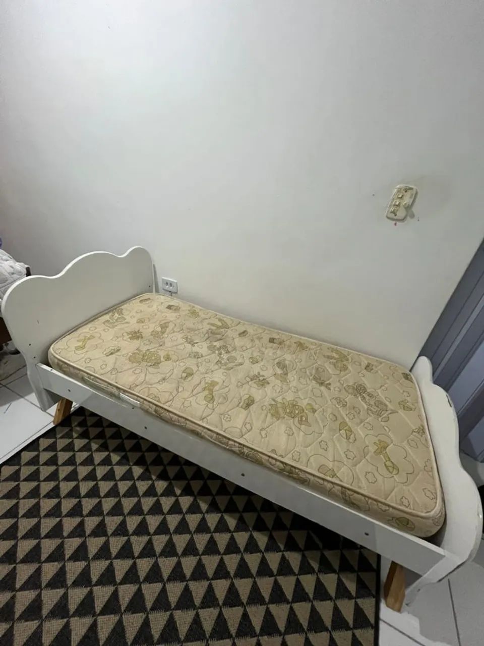 Cama Infantil com colchão  - Foto 2