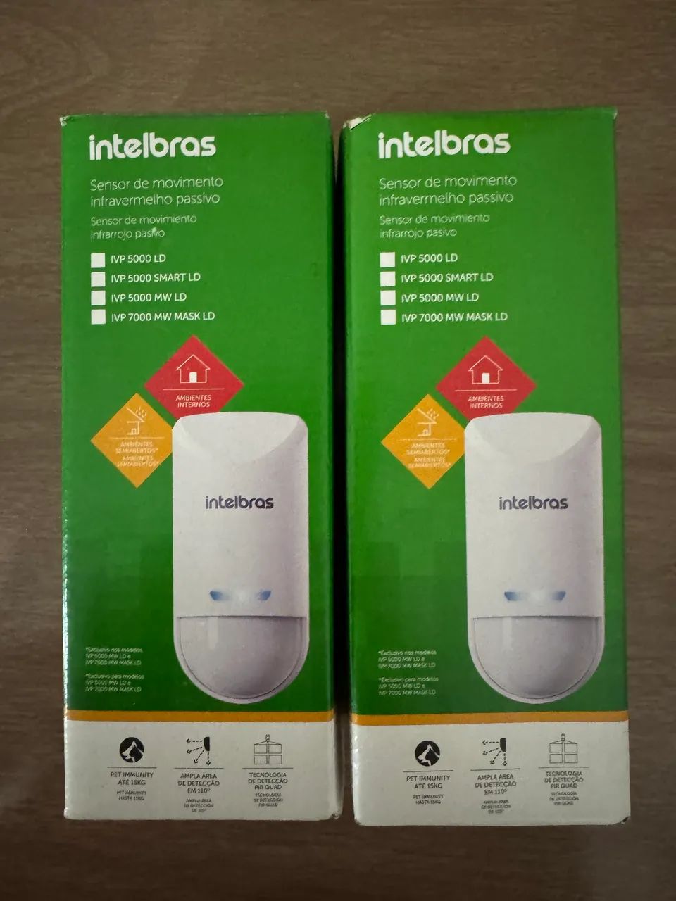 Sensor de alarme Intelbras/ novos 
