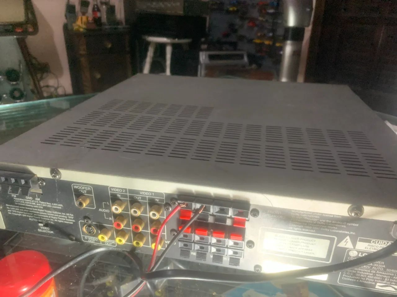 receptor de áudio e vídeo (A/V) ou um DVD c/ defeito - Foto 5