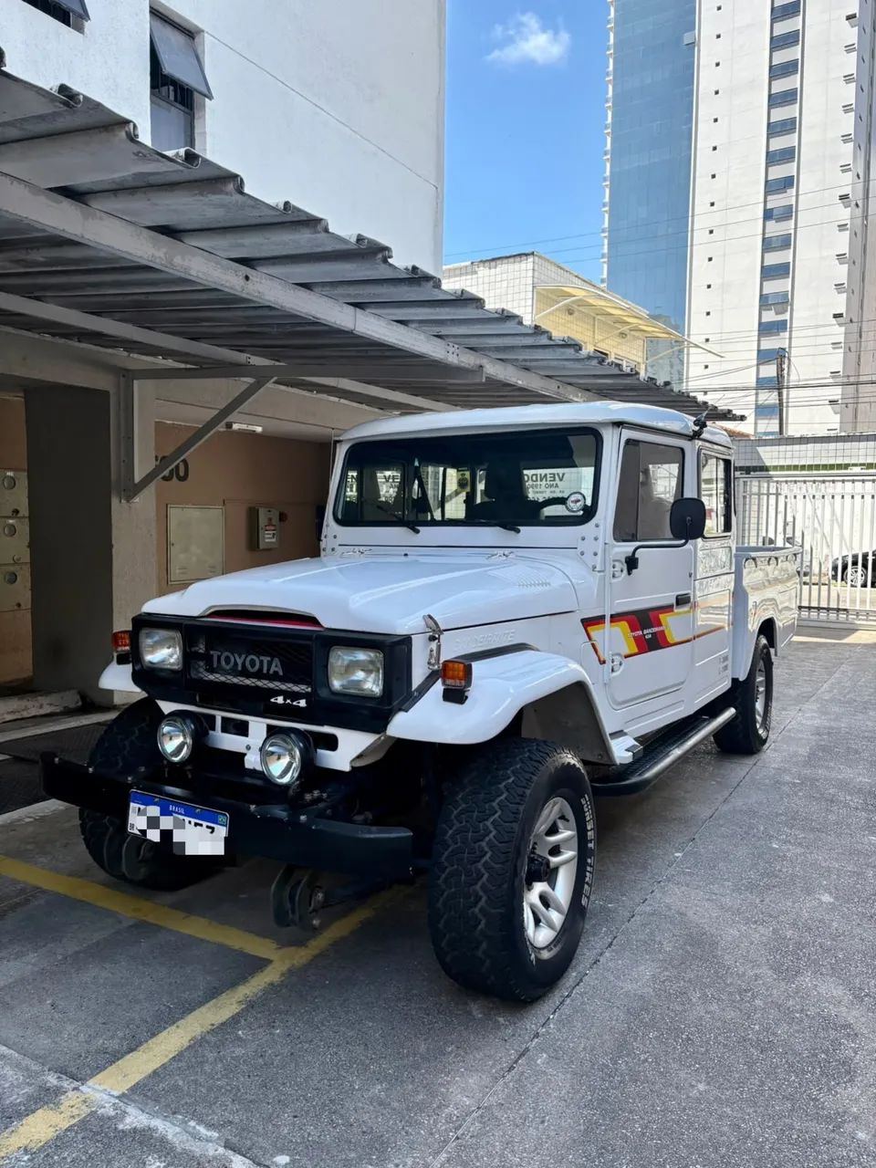 Toyota Band.Picape CD 2P Chassi Longo Diesel 1990