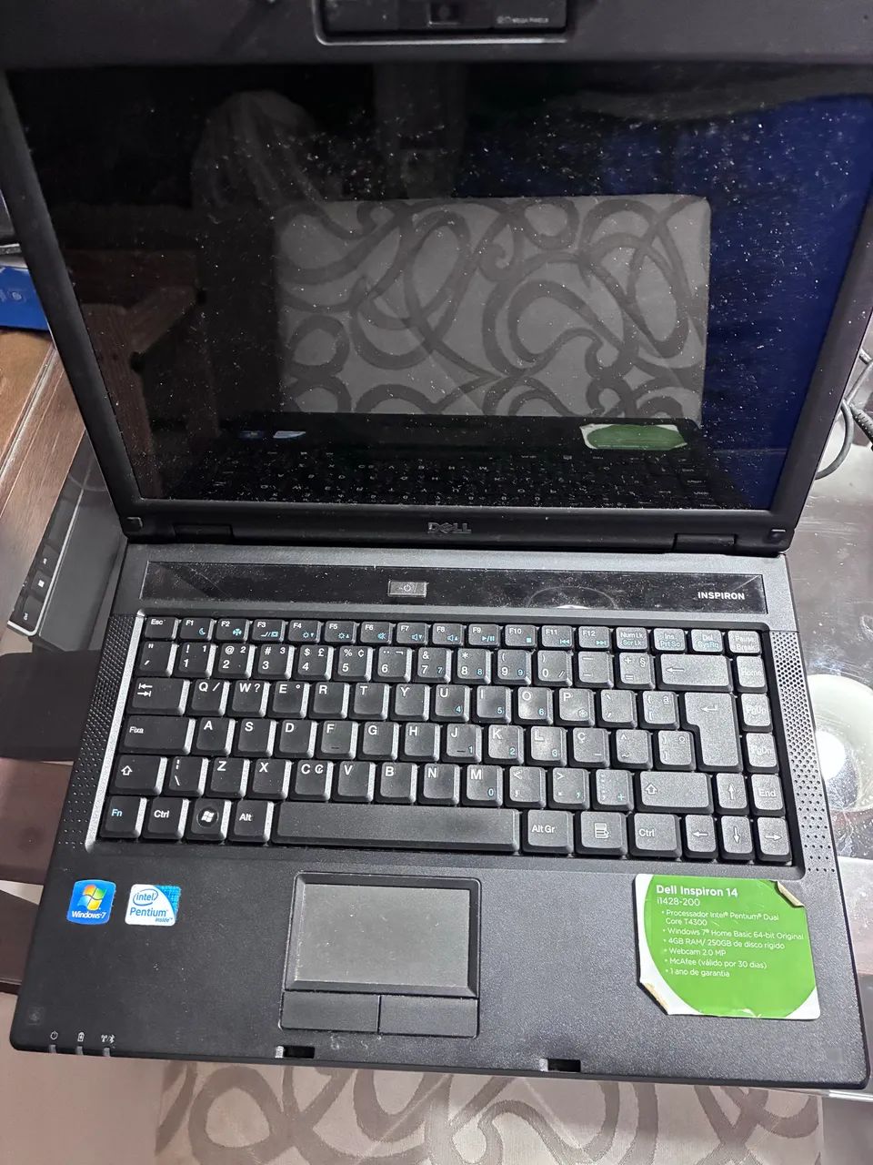 Notebook Dell inspirion 14 COM DEFEITO