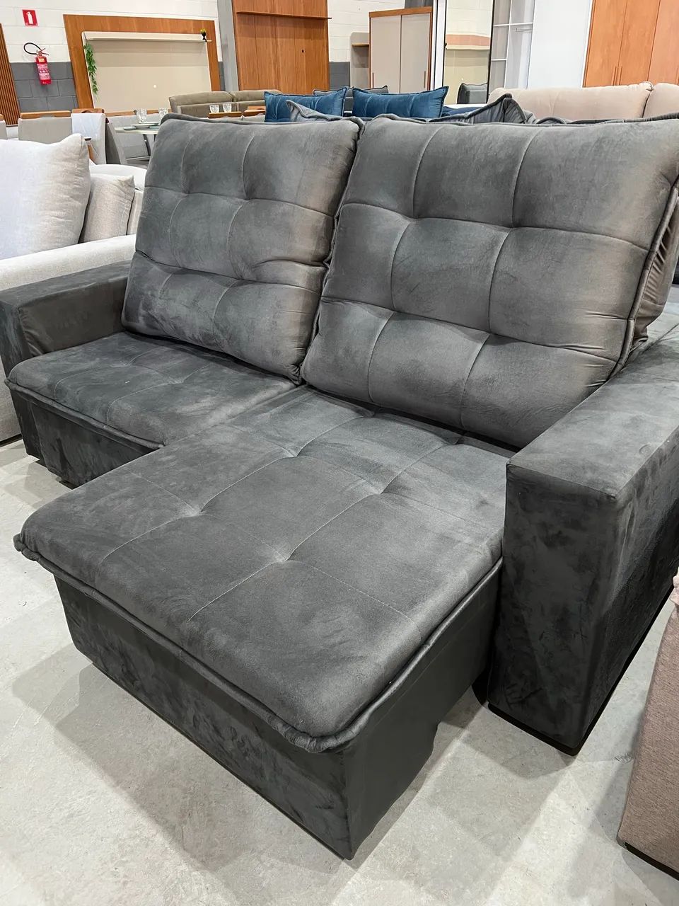 Gray Lead Retractable Sofa - SHOWROOM CLEARANCE465544800423782400