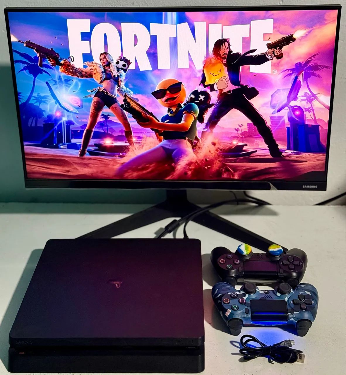 Ps4 slim | 500gb | 9 jogos - Consoles de Vídeo Game - Mocambinho