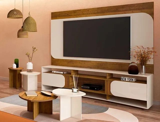 Rack + Pailnel Pra Tv Até 86" Polegadas - Foto 3