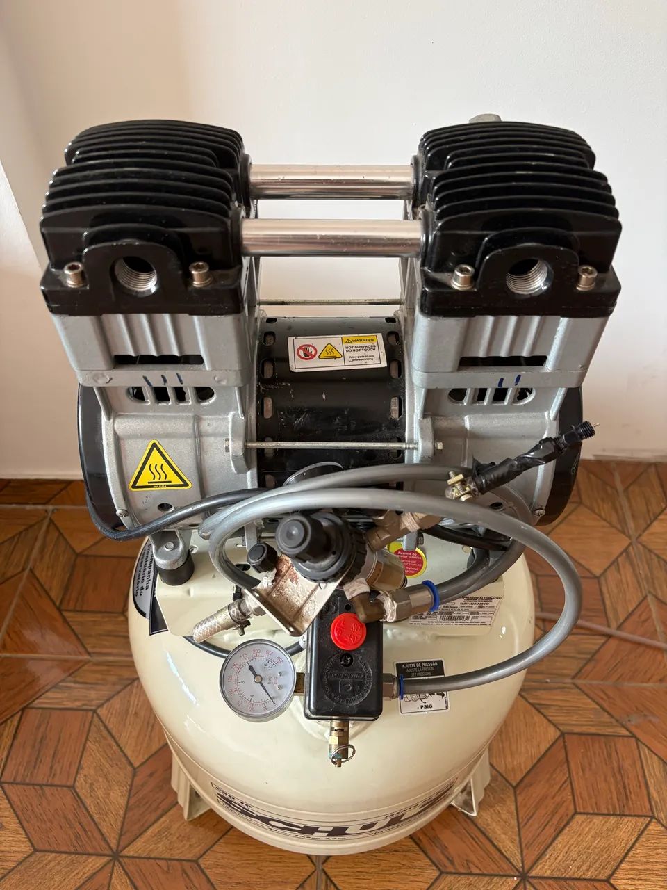 Compressor De Ar Odontológico 10 Pés 401 2hp Csd10/40 Schulz - Foto 4