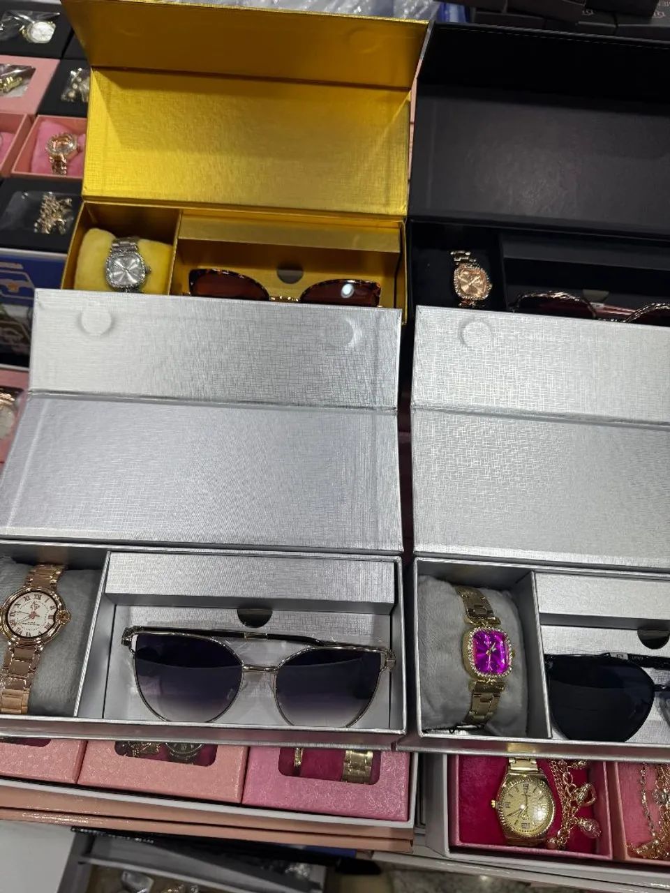KIT ESPECIAL(relógio, óculos e caixa luxo) - Foto 4