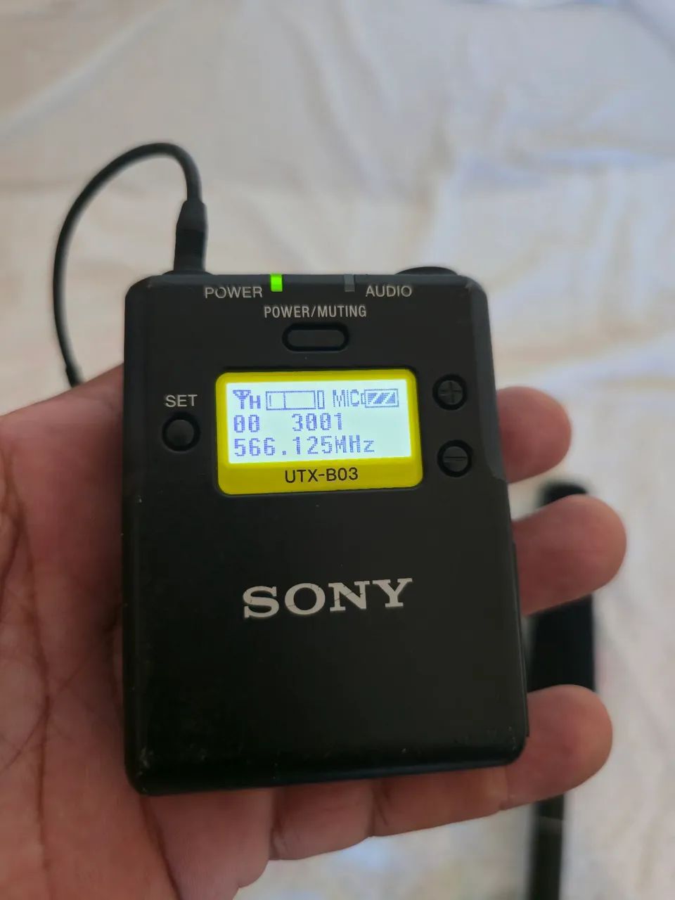 Microfone lapela Sony com Microfone 422080649081006080