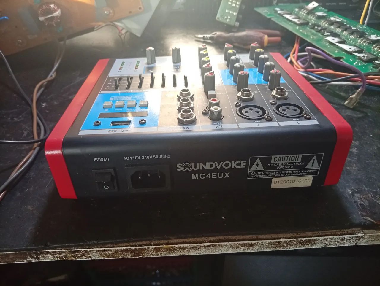 Mesa de som Soundvoice MC4 EUX usb - Foto 2