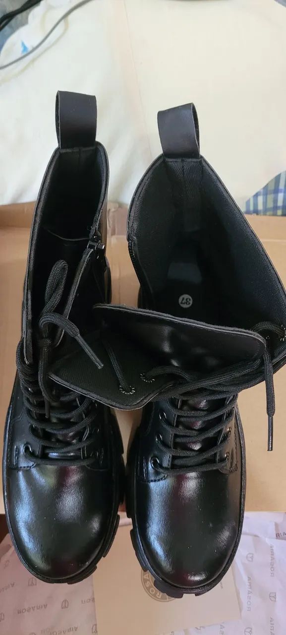 BOTA COTURNO COM ZÍPER - Foto 5