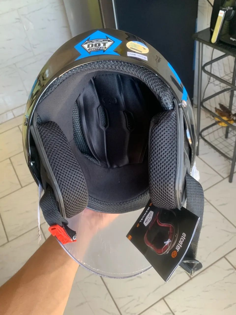 Capacete aberto novo - Foto 3