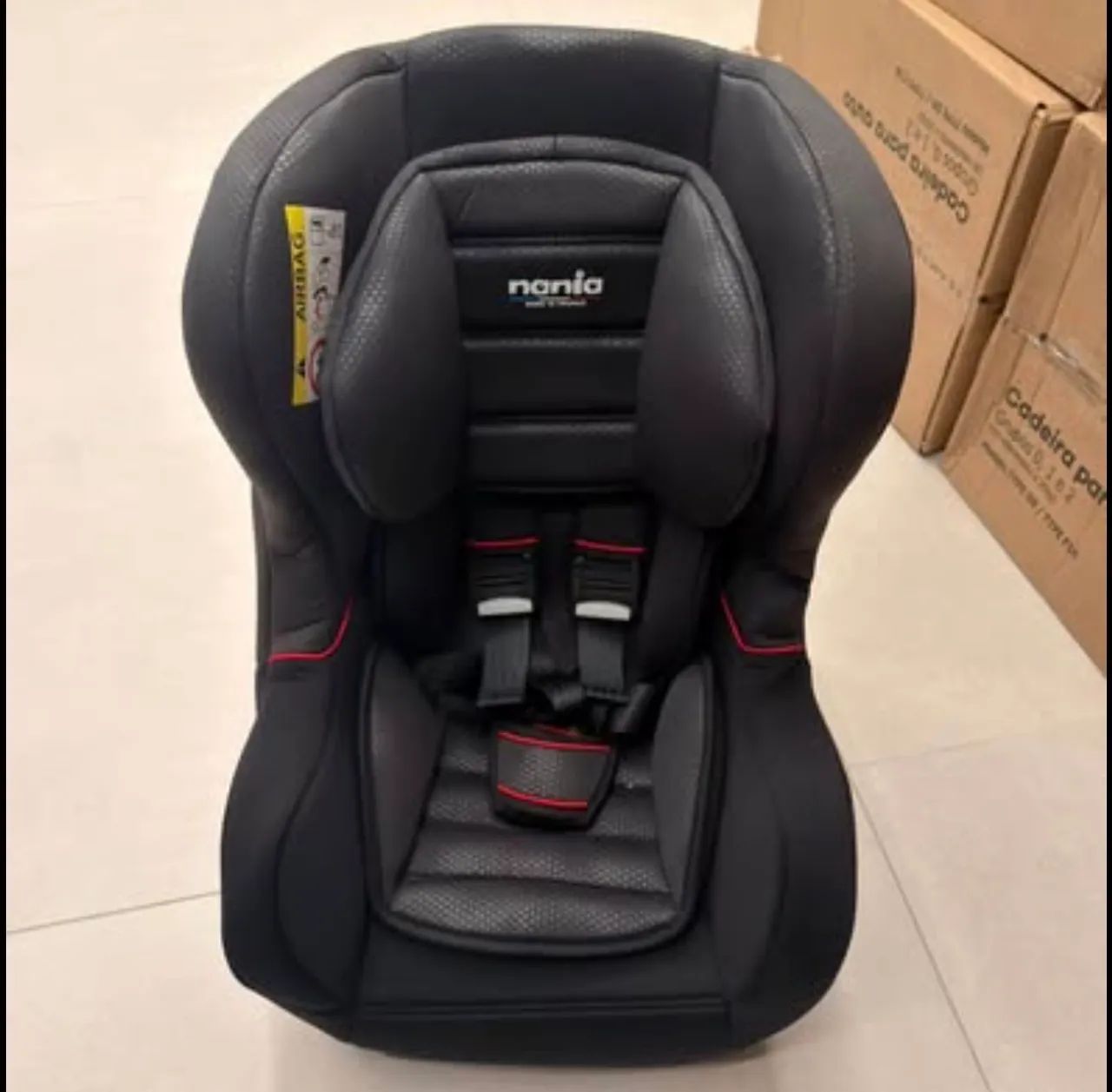 Cadeirinha veicular importada Nania Prime luxe noir - 4 posições - de 0 a 7 anos - Foto 4