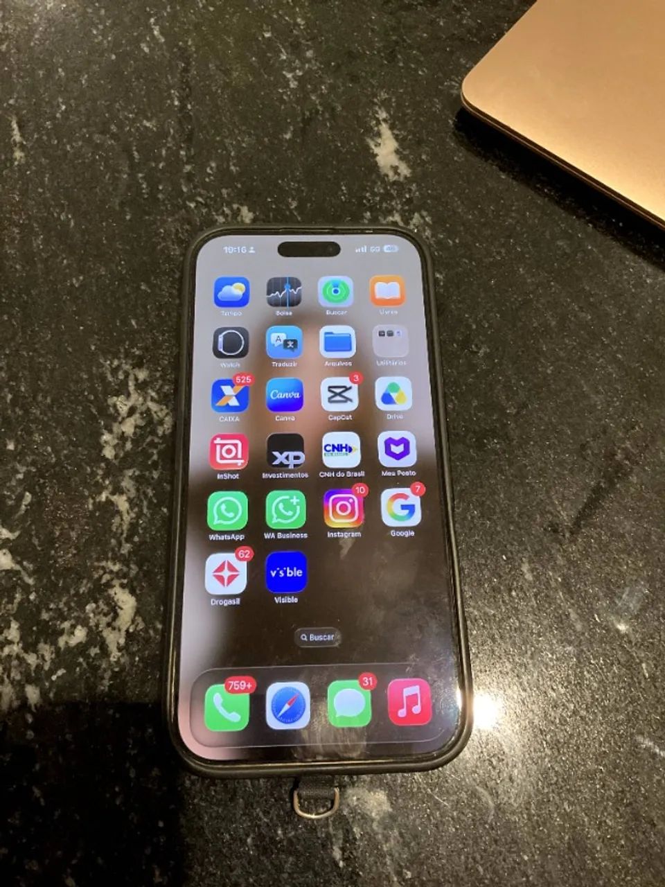 Iphone 16 pro max dourado 256G  -  Sem detalhes, extra. - Foto 2