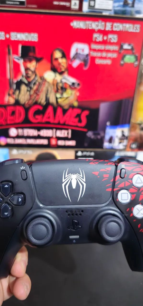 CONTROLE HOMEN ARANHA PS5  - Foto 5