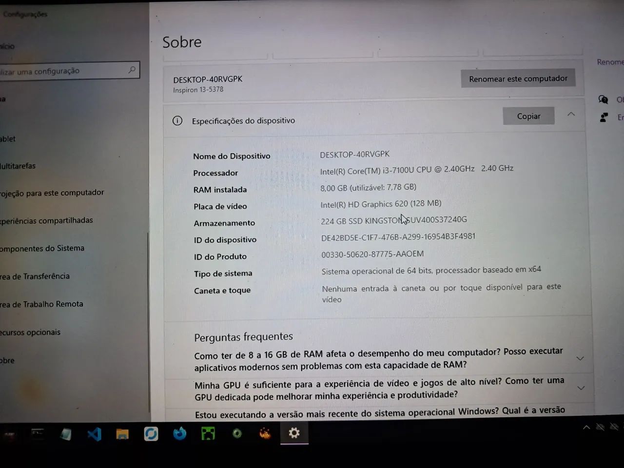 Notebook Dell funciona tudo 700,00 - Foto 2