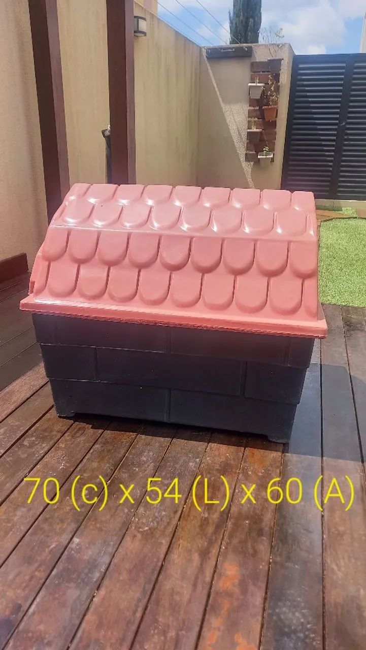 Casinha plástica para cachorros  - Foto 2