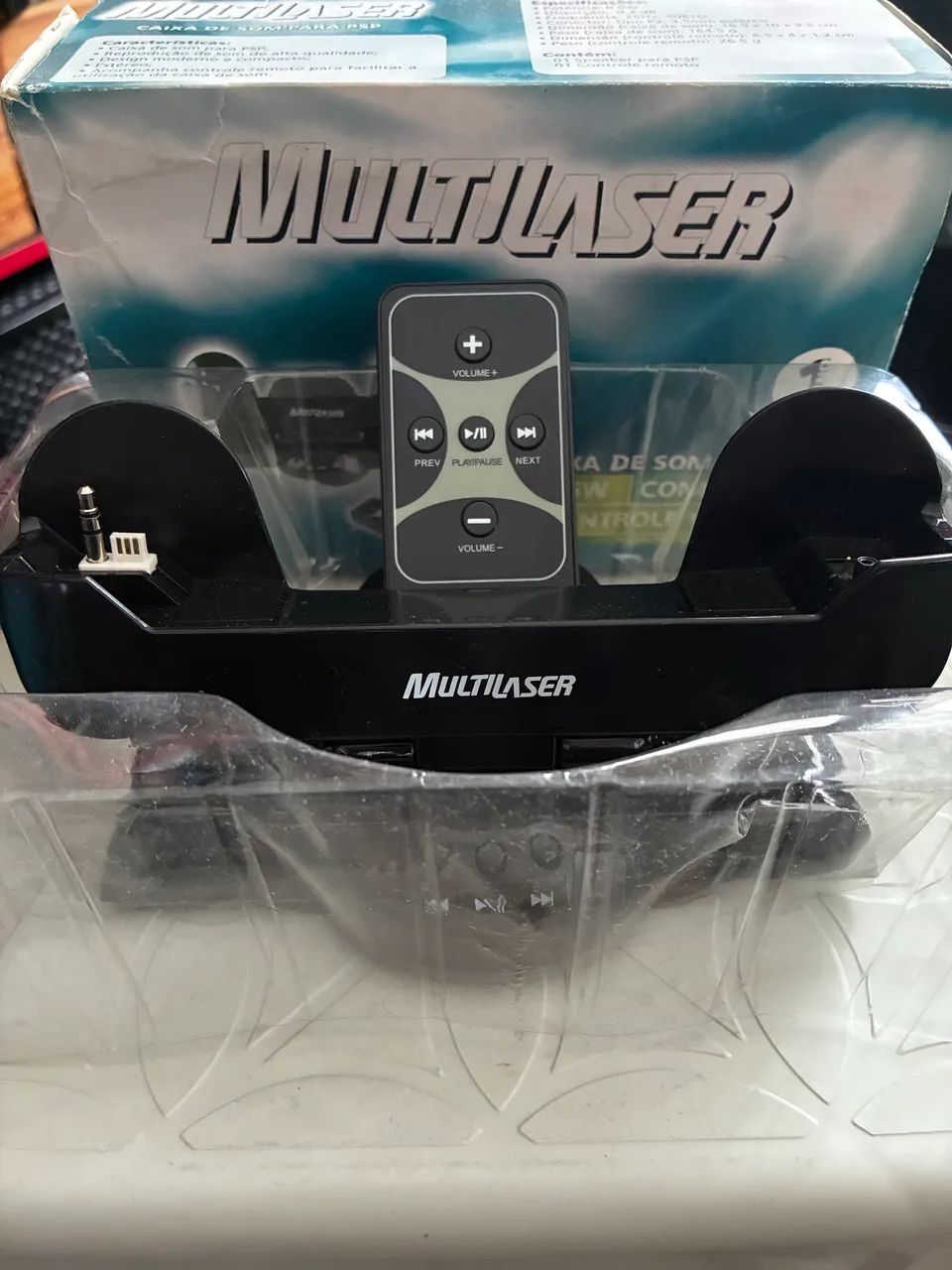 Caixa de som da Multilaser para PSP (modelo JS00004ML)