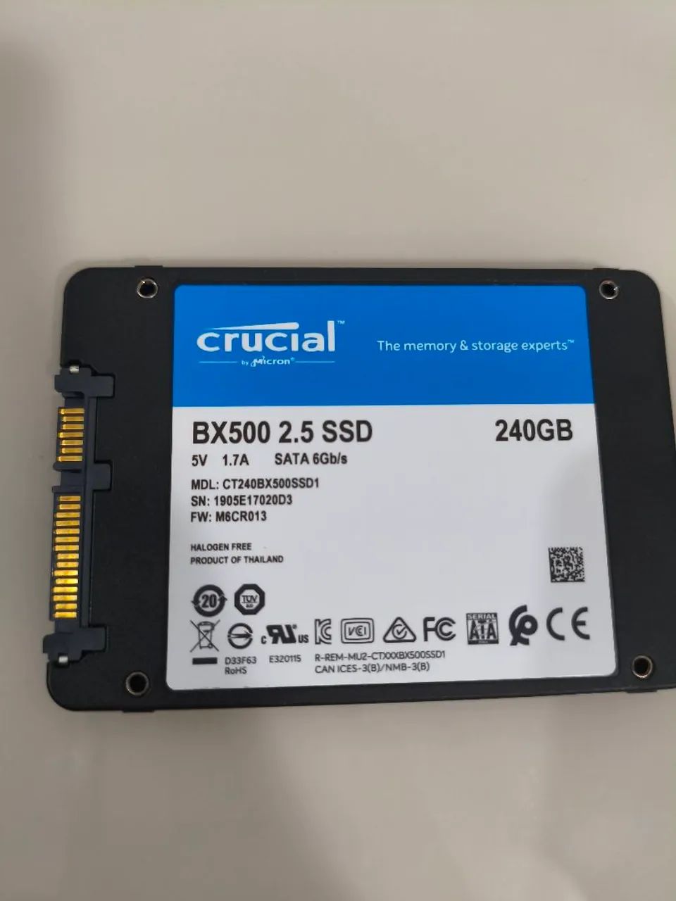 Ssd crucial 240gb - Foto 2