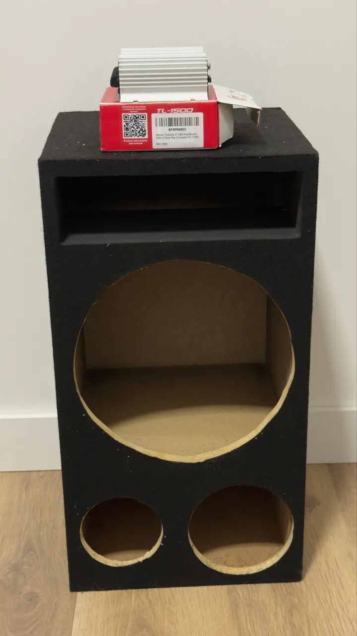 CAIXA TRIO 12polegadas e MÓDULO TL1500