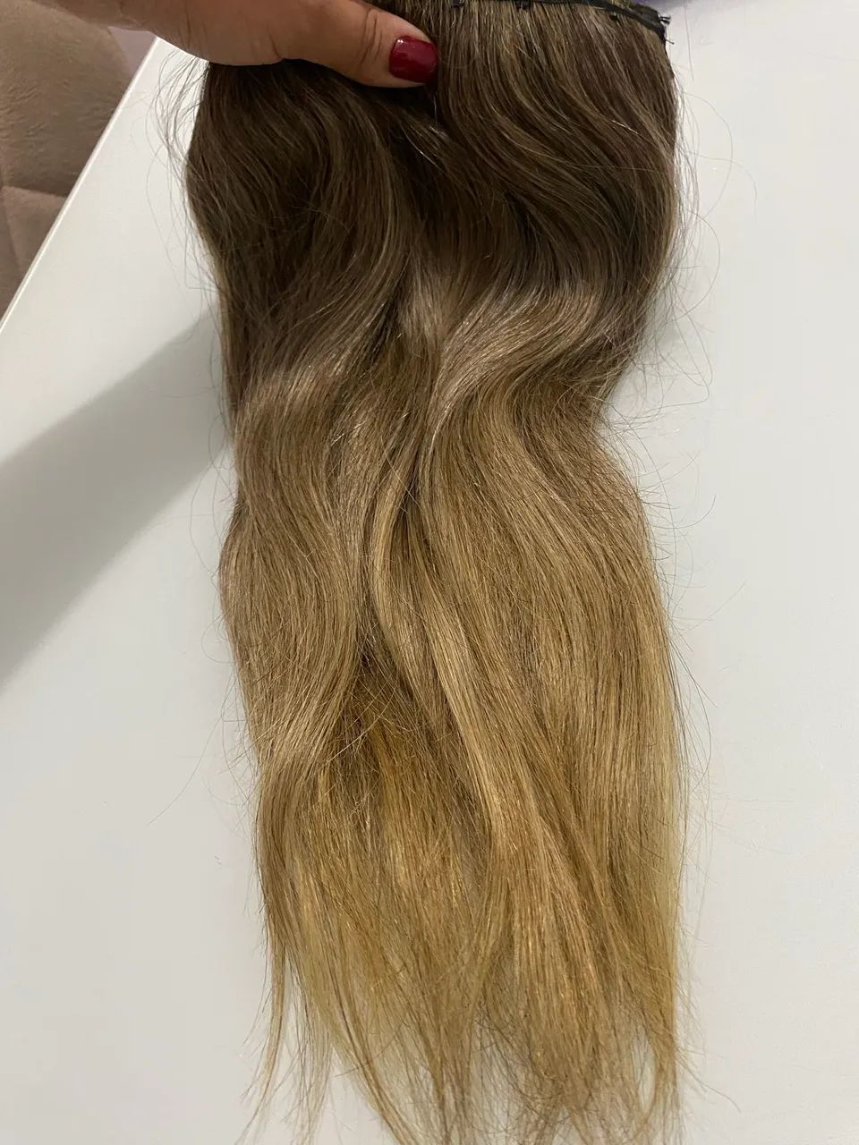 Cabelo humano 42 cm  - Foto 2