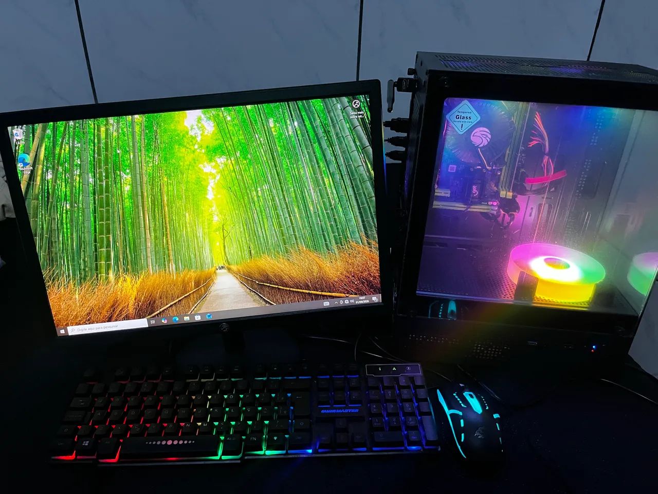Pc para trabalho ou jogos. 