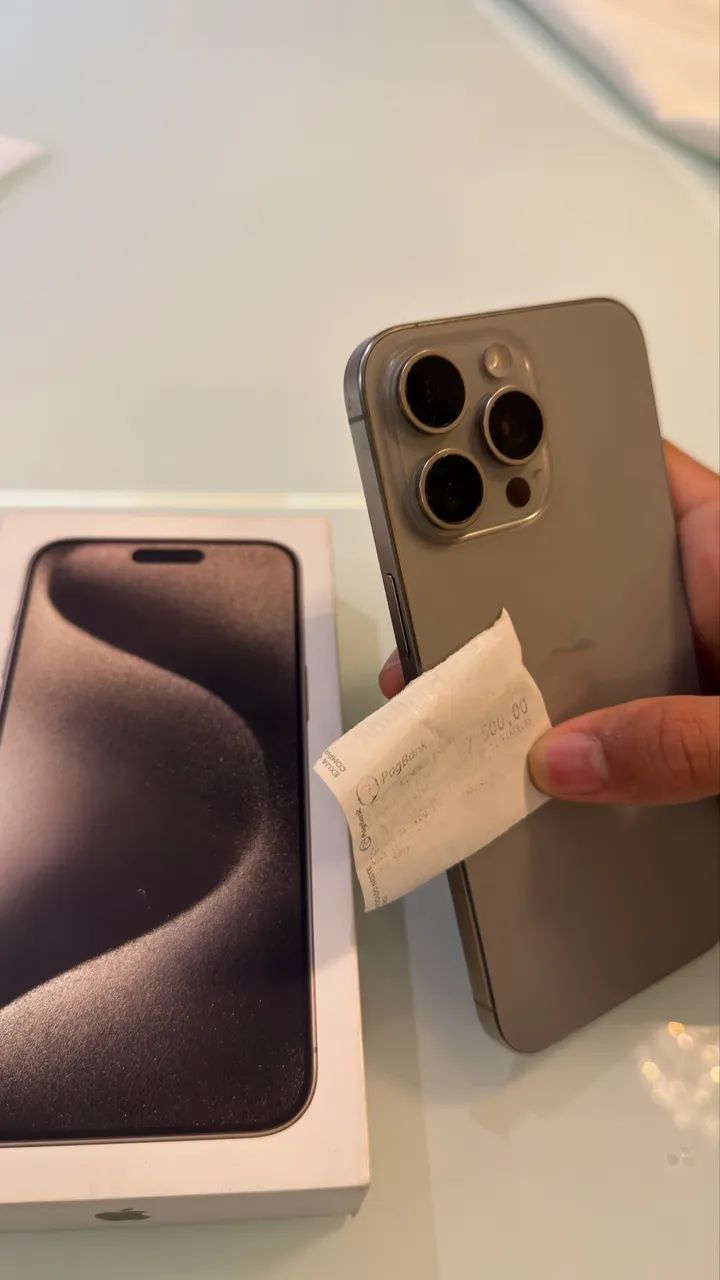 iPhone 15 pro Max 256gb na nota 