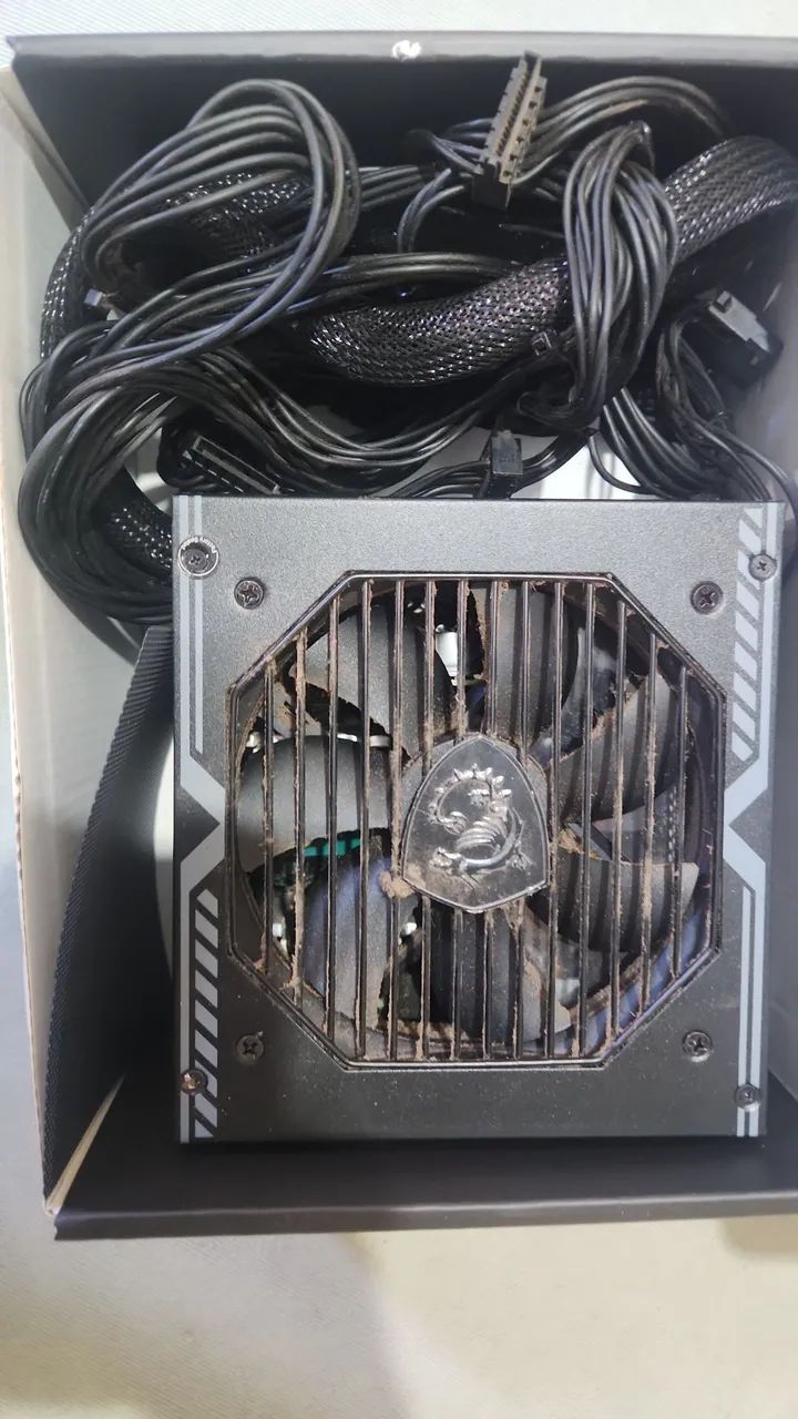 Fonte MSI MAG 550w A550BN 80 Plus