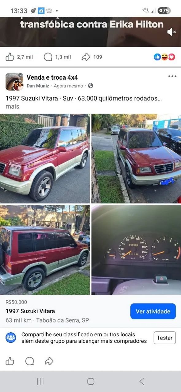 Suzuki Vitara VITARA JLX 2.0 V6 4X4 1997