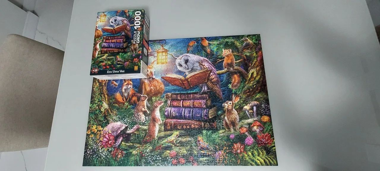 Quebra- Cabeça Era Uma Vez, Grow, 1000 peças. - Foto 5