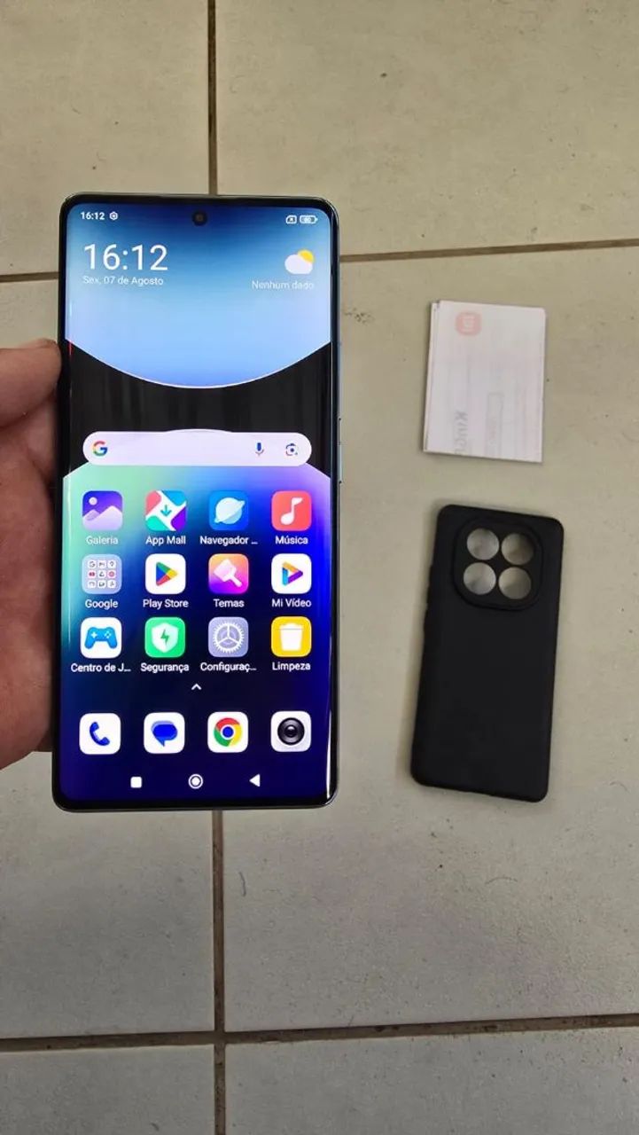 XIAOMI NOTE 14 PRO 256GIGAS 8+8 DE RAM CAPA E NOTA  PREÇO 1.200$