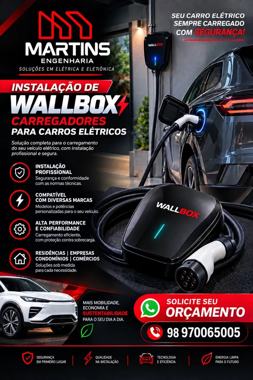 Instalação de wallbox para todos modelos de veículos eletrônico  - Foto 2