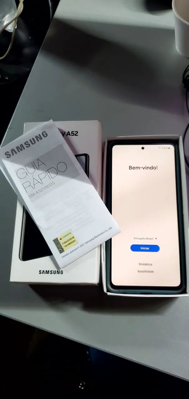 Samsung Galaxy A52 - Único Dono, Impecável + Carregador Original