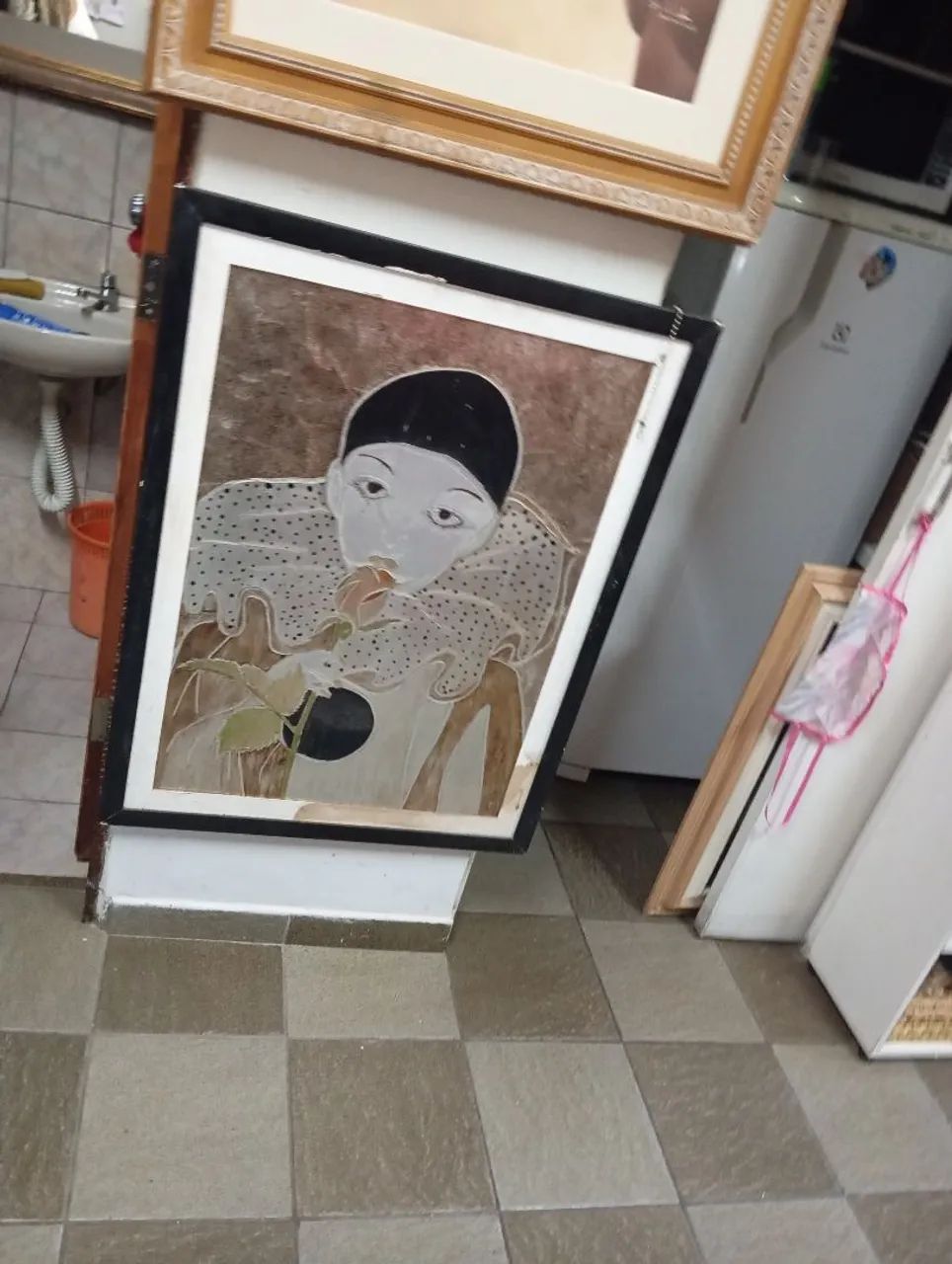 Quadro obra de arte. Pierrô  - Foto 4