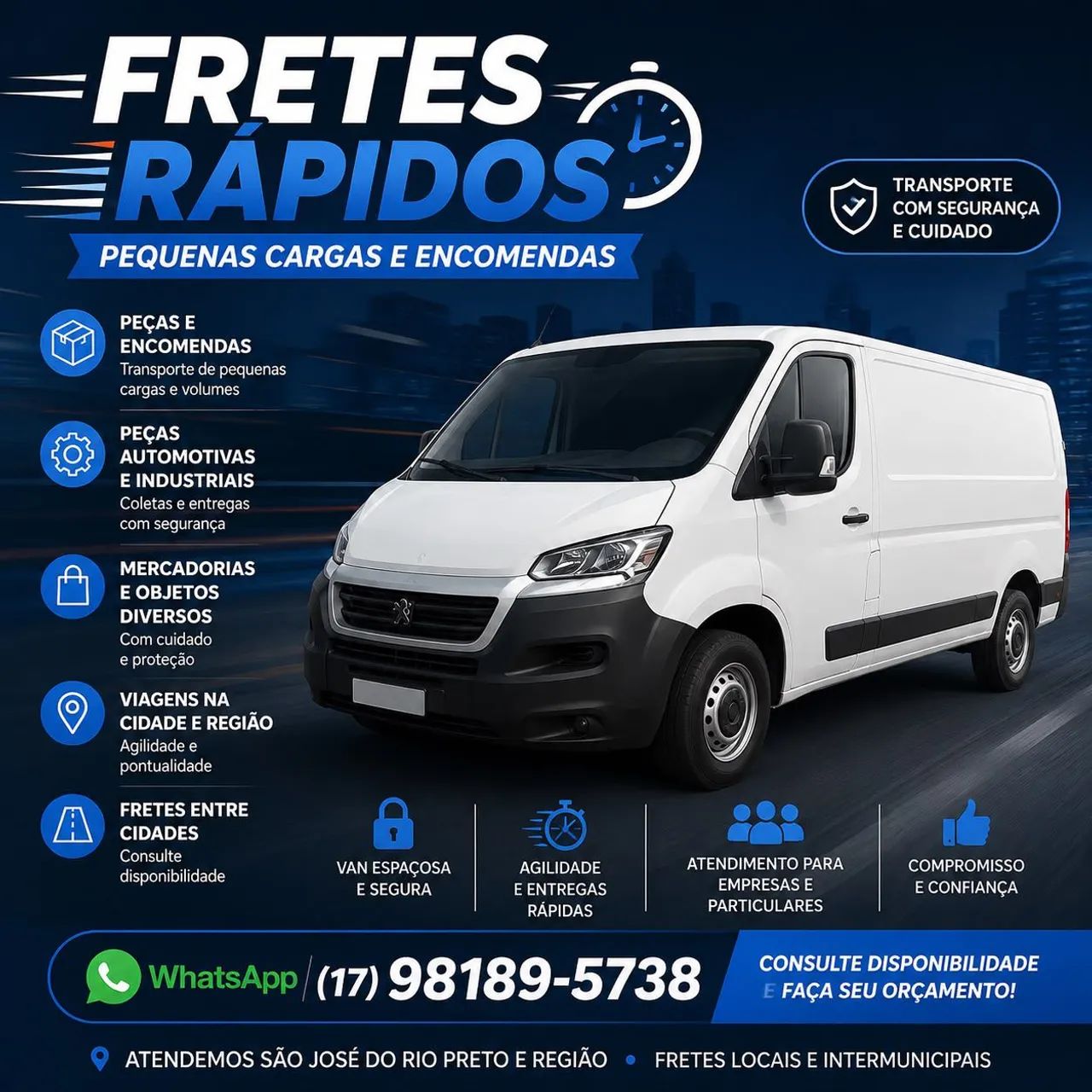 Fretes Rapidos - Van