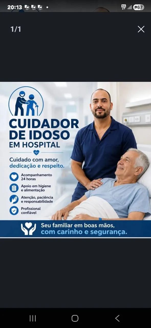 FAXINEIRO E CUIDADOR IDOSO - Foto 2