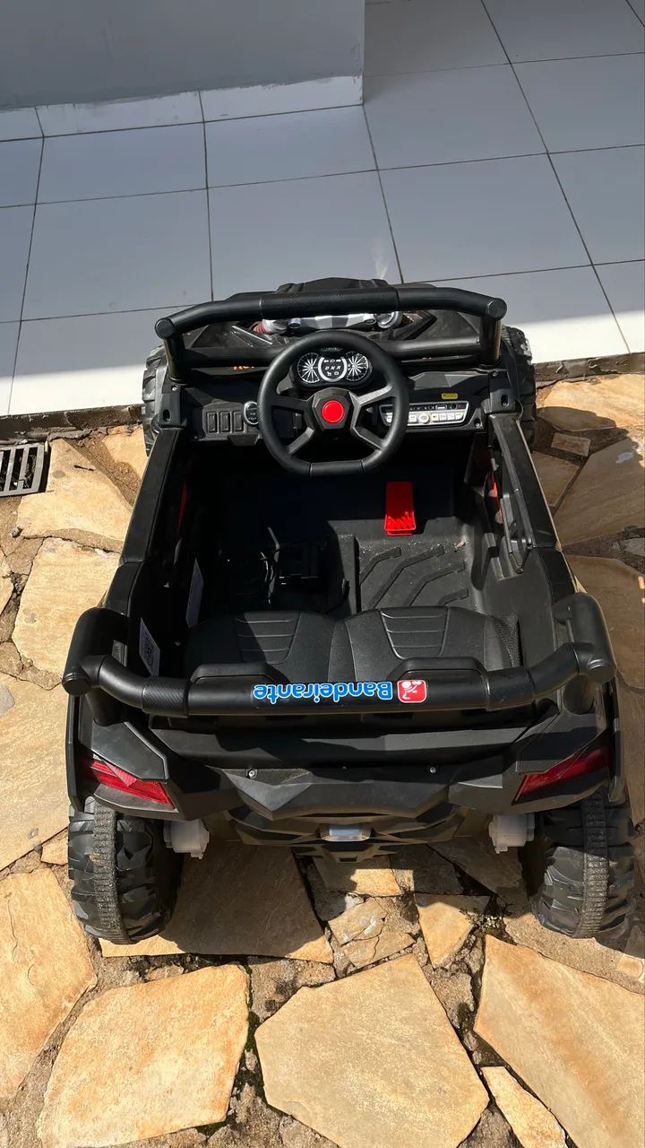 CARRINHO ELÉTRICO INFANTIL UTV 12V - 2 LUGARES - Foto 4