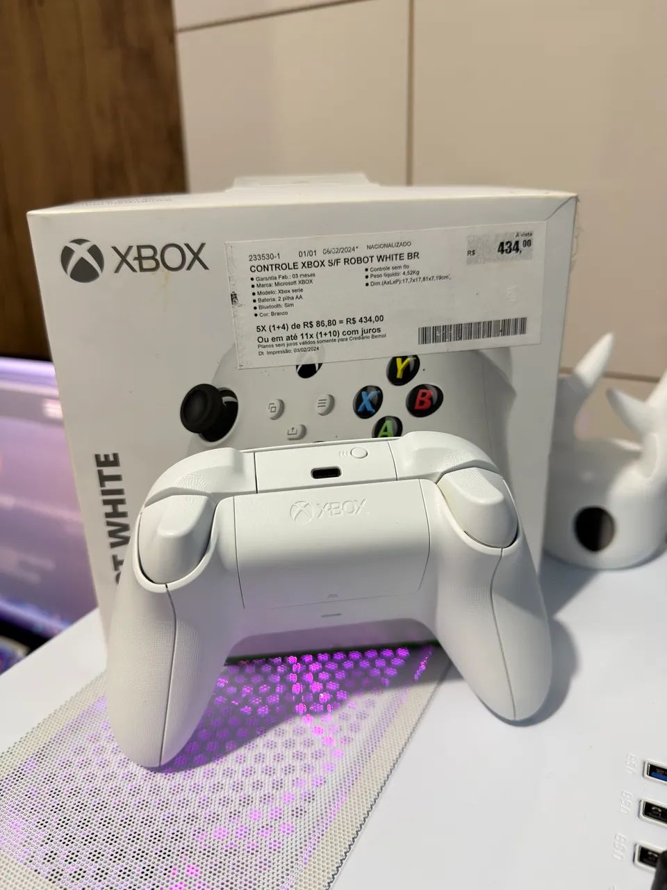 Controle Xbox S/X White  - Foto 2