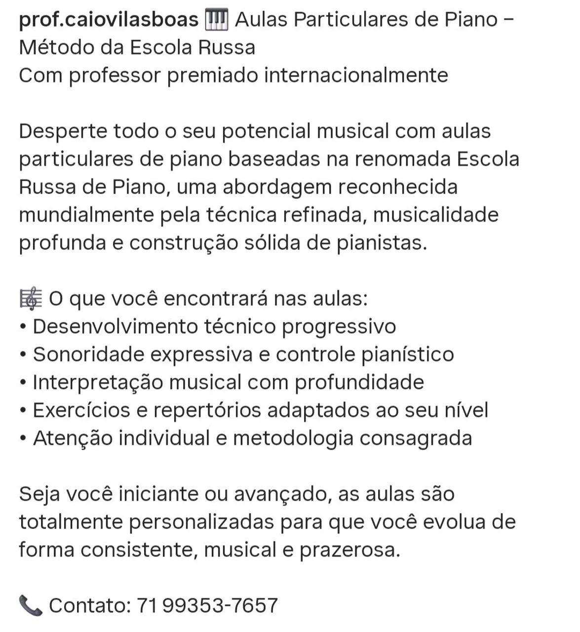Aulas de piano com professor premiado internacionalmente. - Foto 2