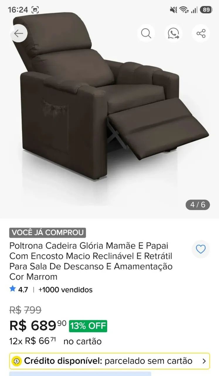Vendo poltrona  - Foto 3