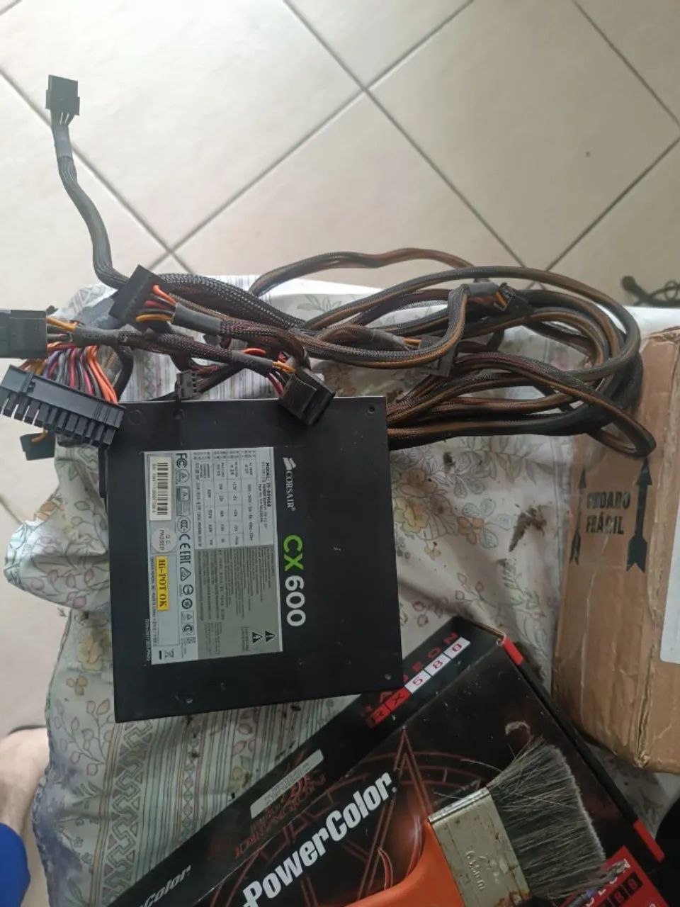  Fonte Corsair CX600W Original - Funcionando 100%