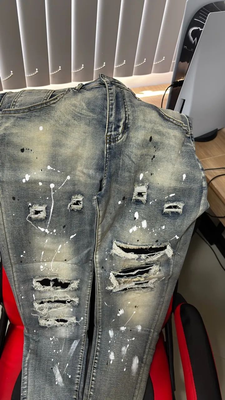 Calça Jeans Slim Jogador