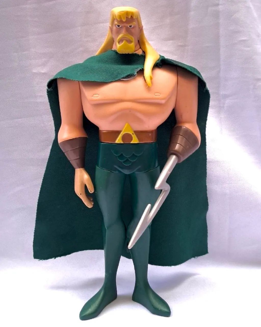 Boneco Aquaman 25cm liga da justiça sem limites - Brinquedos e