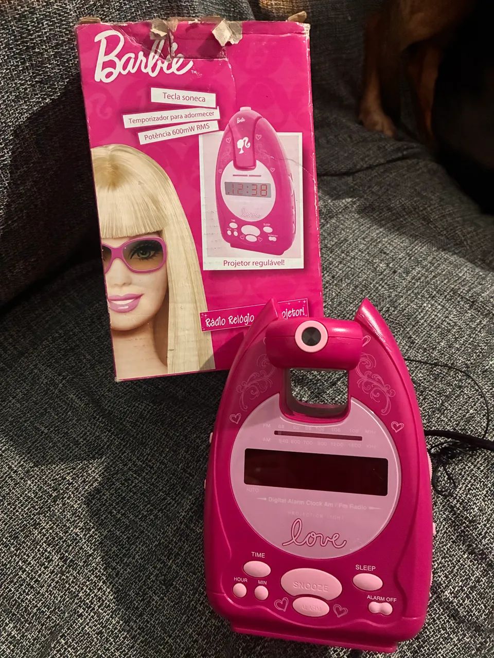 Rádio Relógio com projetor da Barbie  - Foto 2