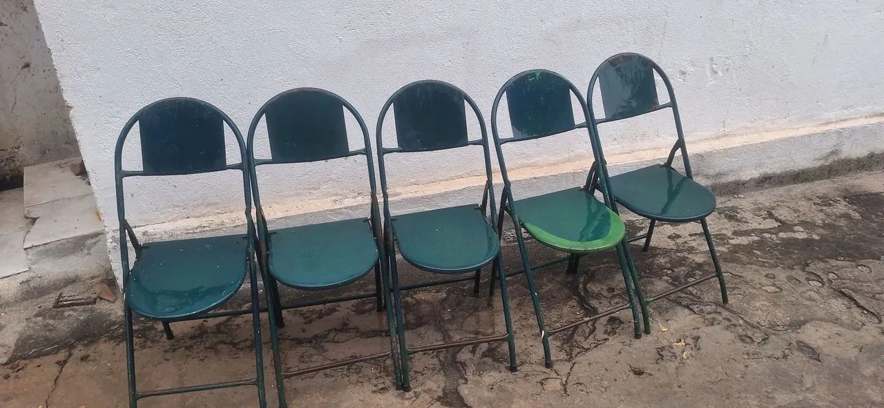Cadeira de ferro para bar dobrável  - Foto 5