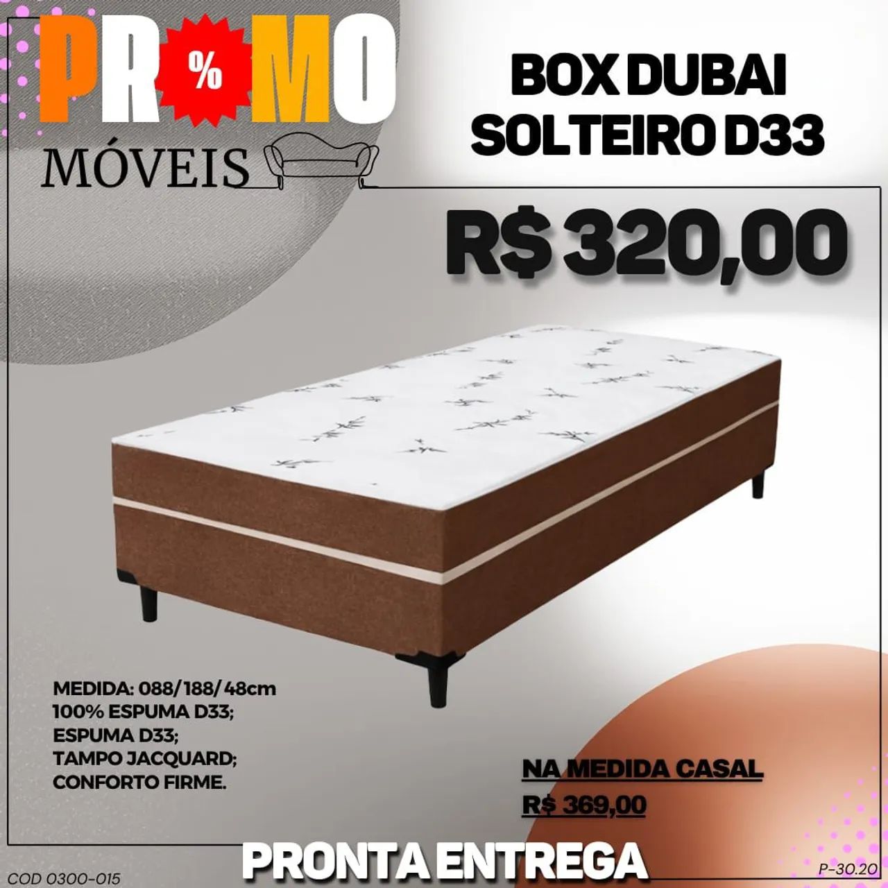 CAMA BOX SOLTEIRO D33 - DIRETO DE FÁBRICA  - Foto 2